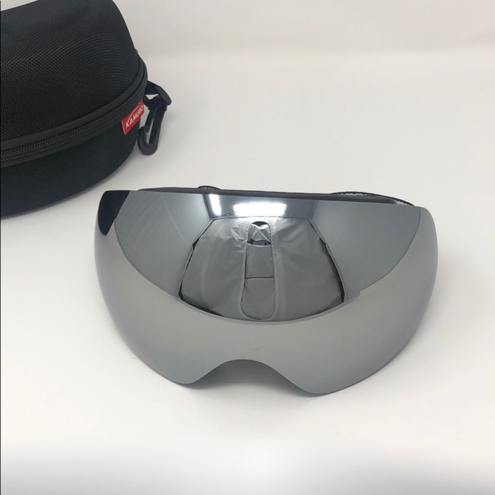 New Snowboard Ski Snow Goggles Silver Anti-Fog UV - Picture 4 of 5